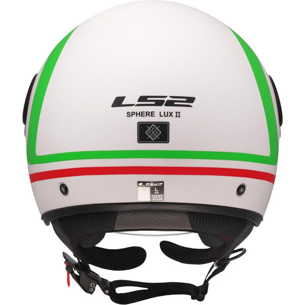 LS2 - Casque OF558 Sphere Lux II Urby Blanc / Vert / Rouge / Mat