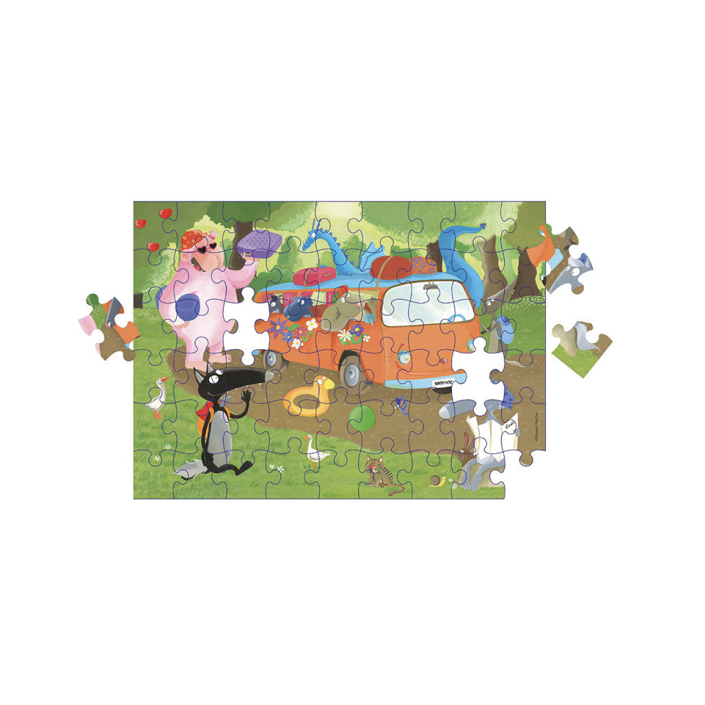 Mes Boites De Puzzle - Le Loup - Mon Puzzle Du Loup N°1 - 54 Pièces