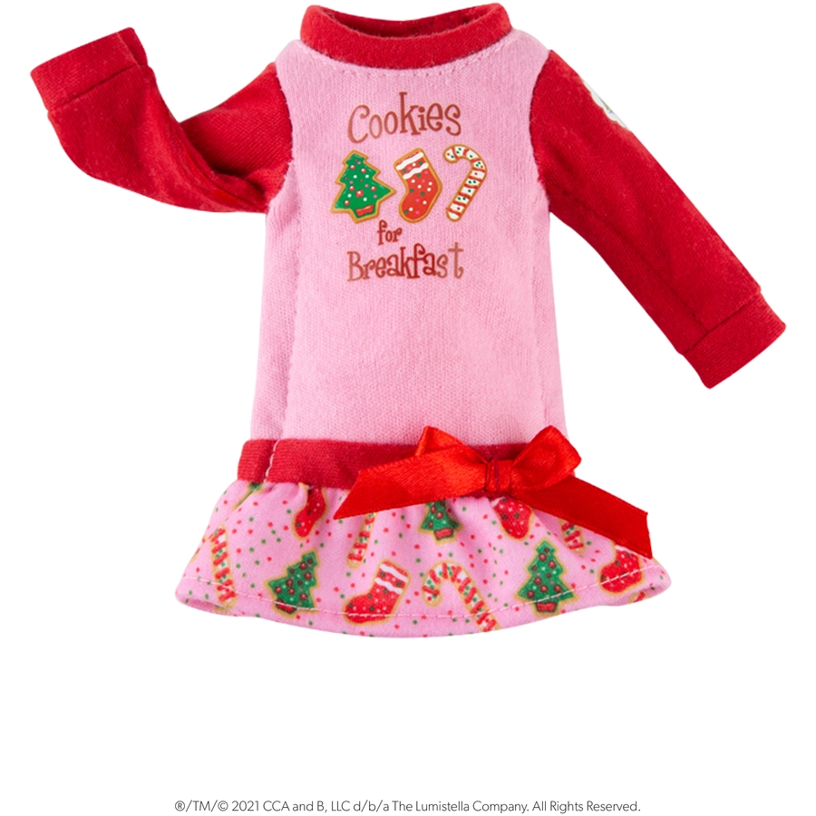 Elf on the Shelf The Elf on the Shelf® Elf Outfit - Cookies Nachthemd Mehrfarbig
