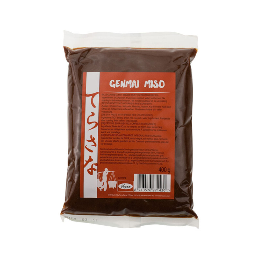 Terrasana Genmai Miso Bruine Rijst 400 gr
