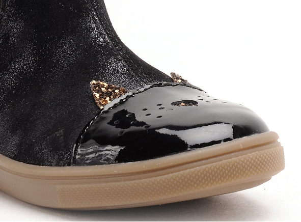 Gbb boots bottine enfant jessine noir