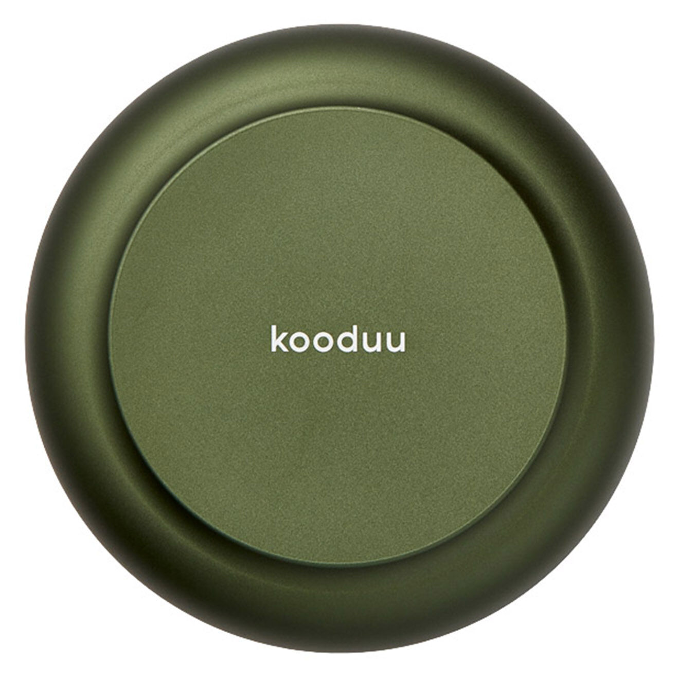Kooduu Bougeoir Glow 08  vert - D.9.4x8.1 cm