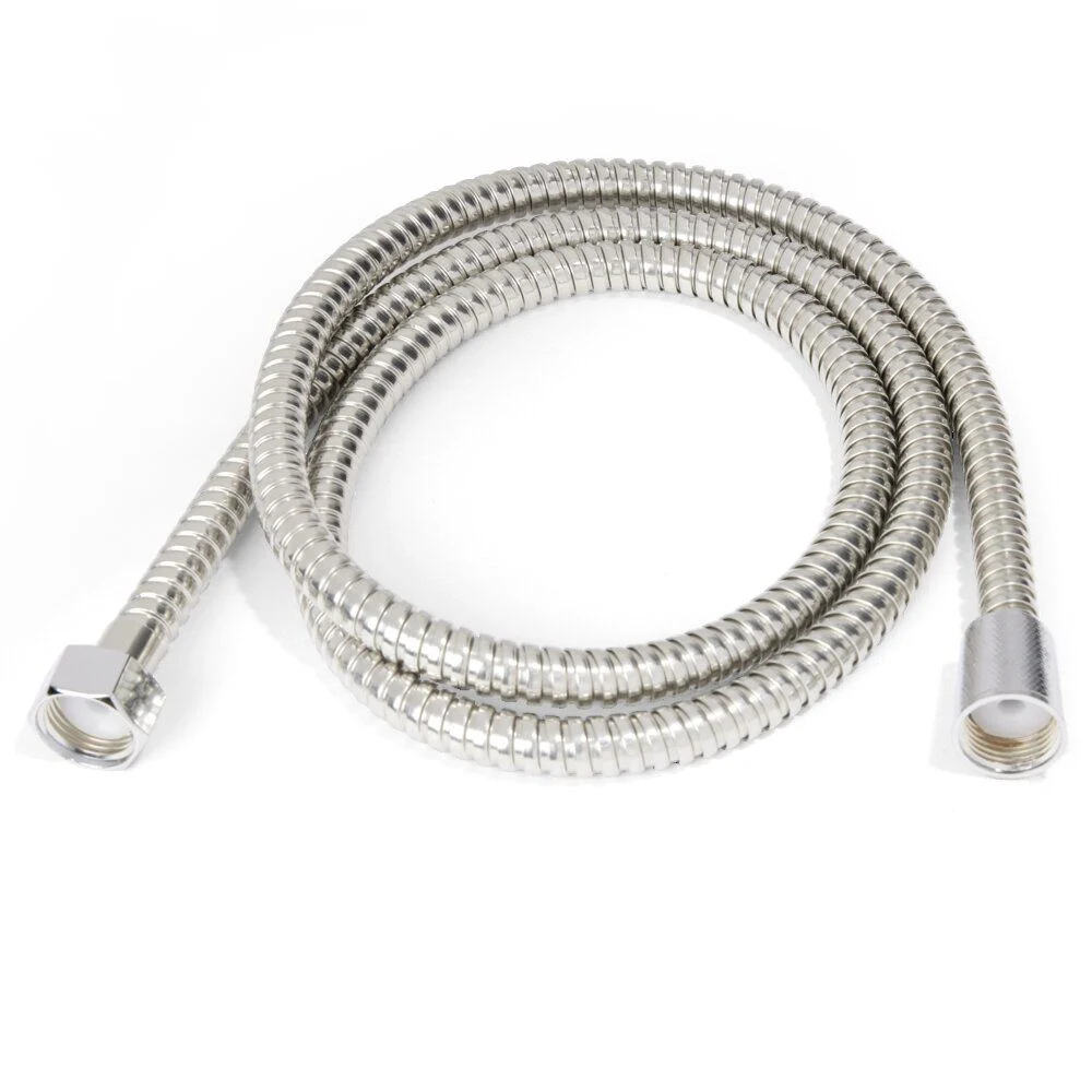 Pommeau de douche 8 fonctions avec flexible inox 1,5m
