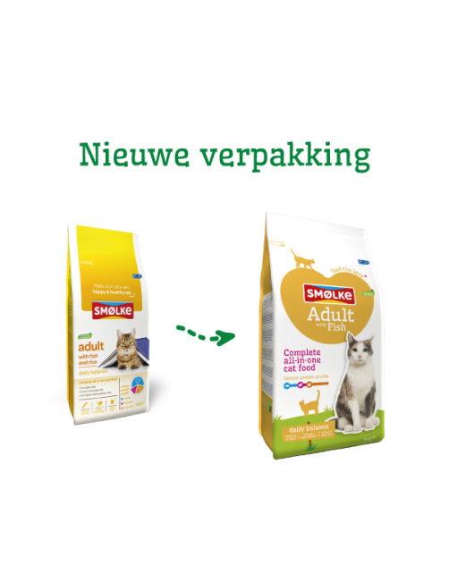 Smolke Cat Adult Vis&Kip&Lam - Kattenvoer