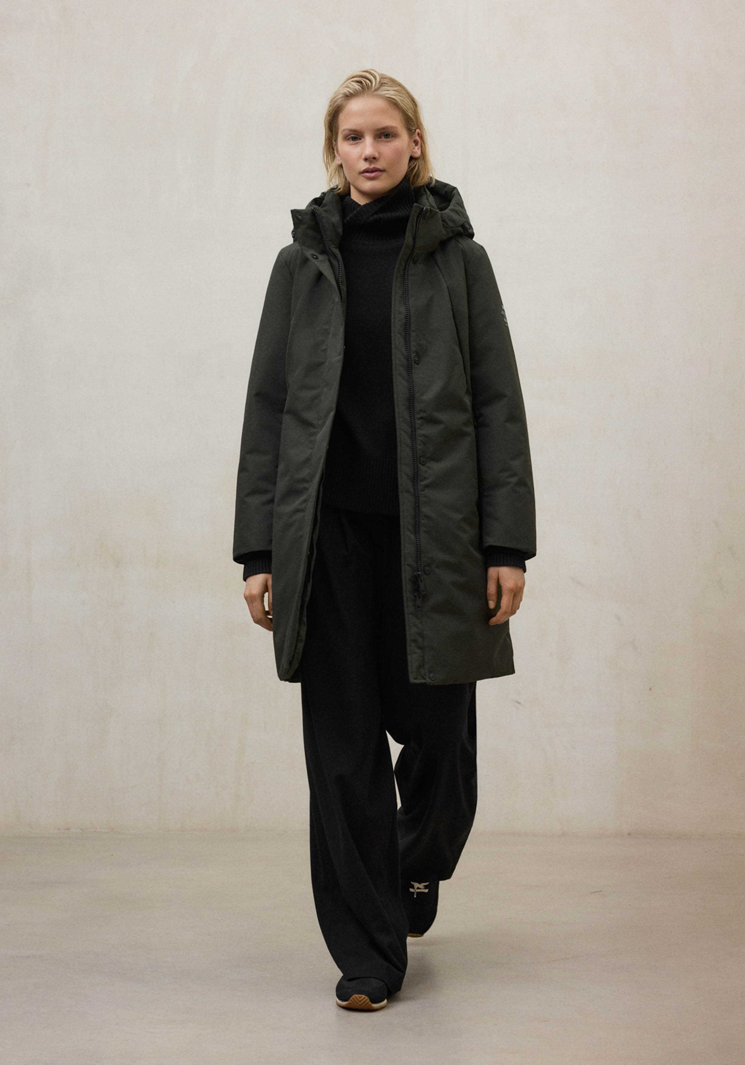 Ecoalf Winterparka Glamour Jacket Dark Khaki