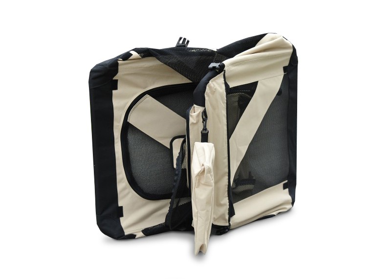 Hundebox faltbar S beige
