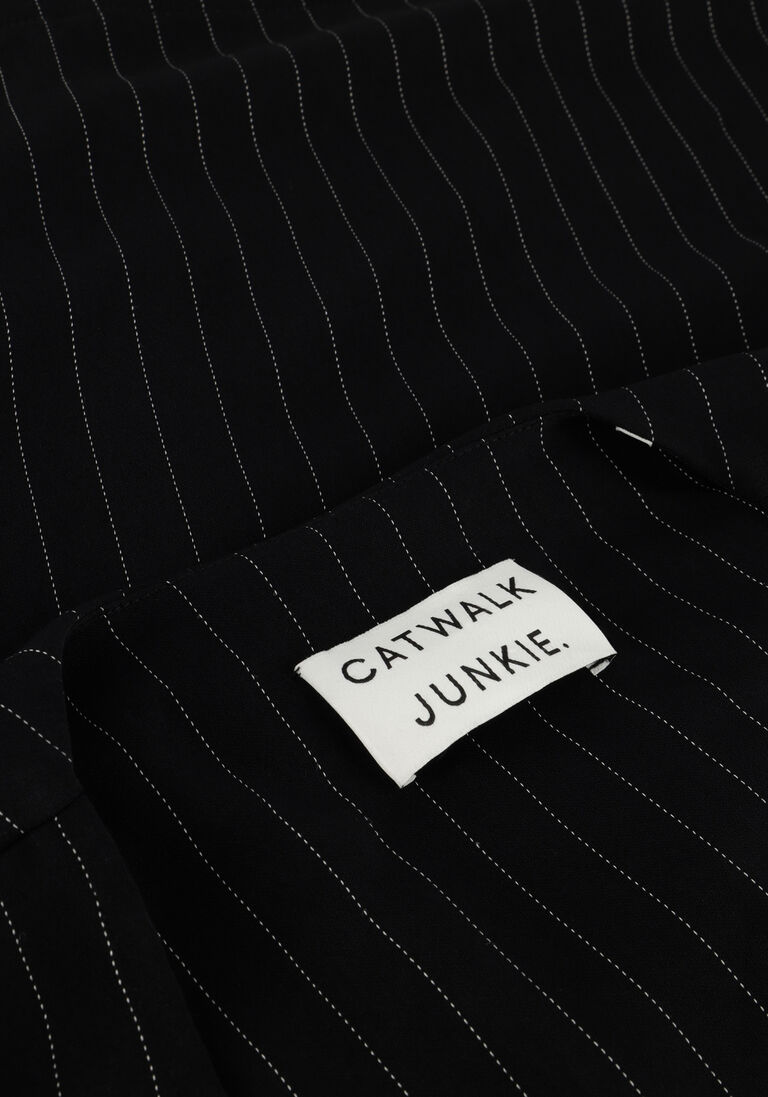 CATWALK JUNKIE zwarte catwalk junkie mini jurk dr gita