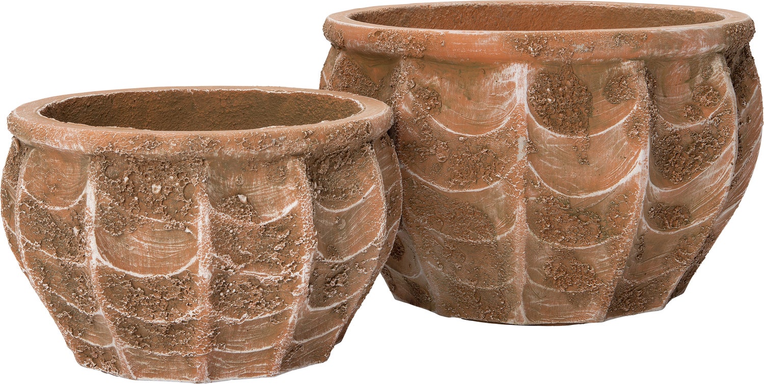 Intratuin bloempot Louis terracotta D 29 H 18 cm