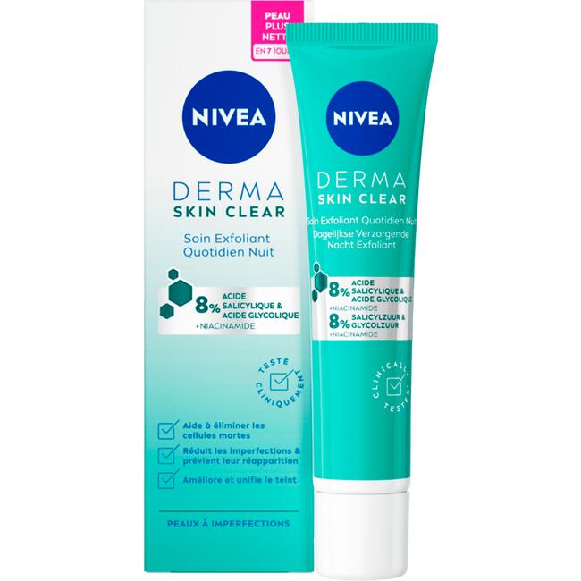 NIVEA Derma Skin Clear Night Exfoliator 40 ML
