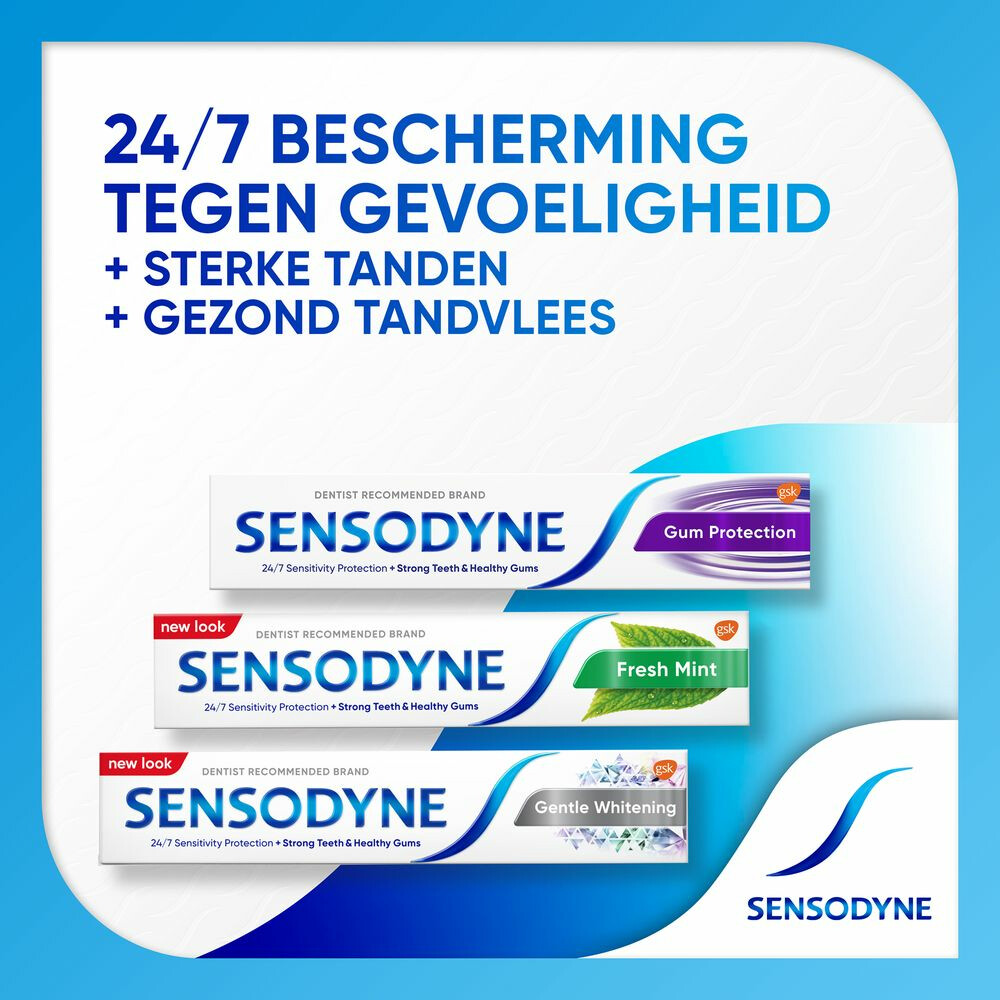 3x Sensodyne Tandpasta MultiCare75 ml