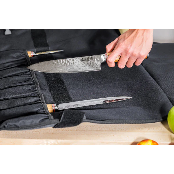 Trousse de chef 5 couteaux de cuisine Wusaki Damas VG10 Wusaki