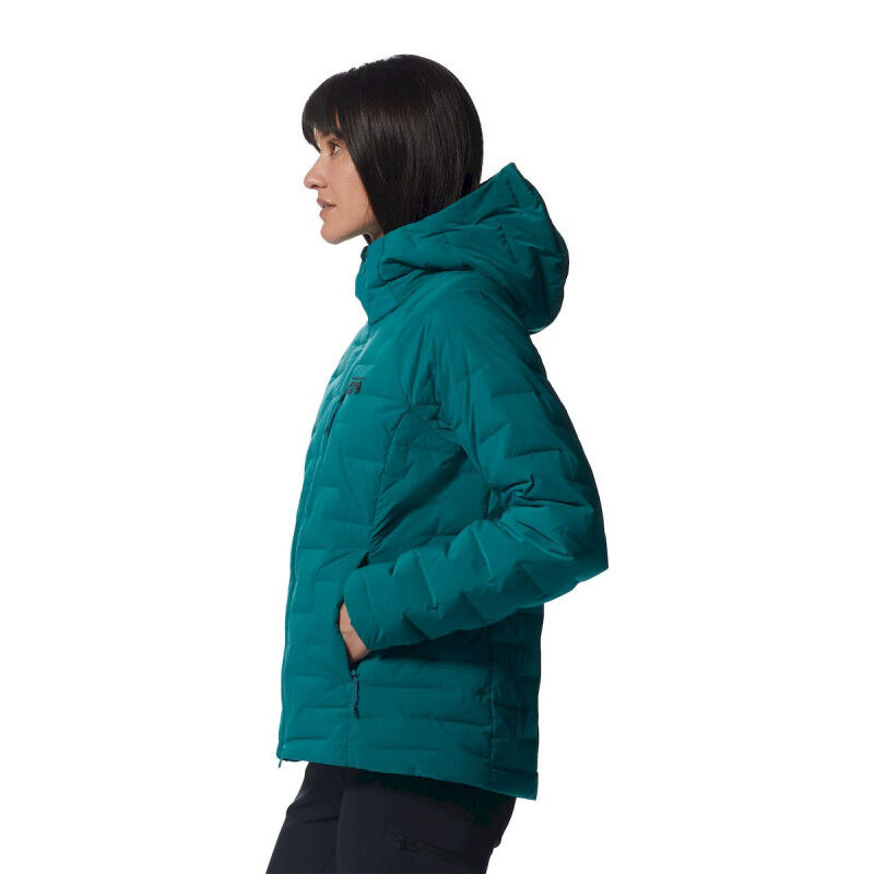 Stretch Down Hooded Jacket - Doudoune femme