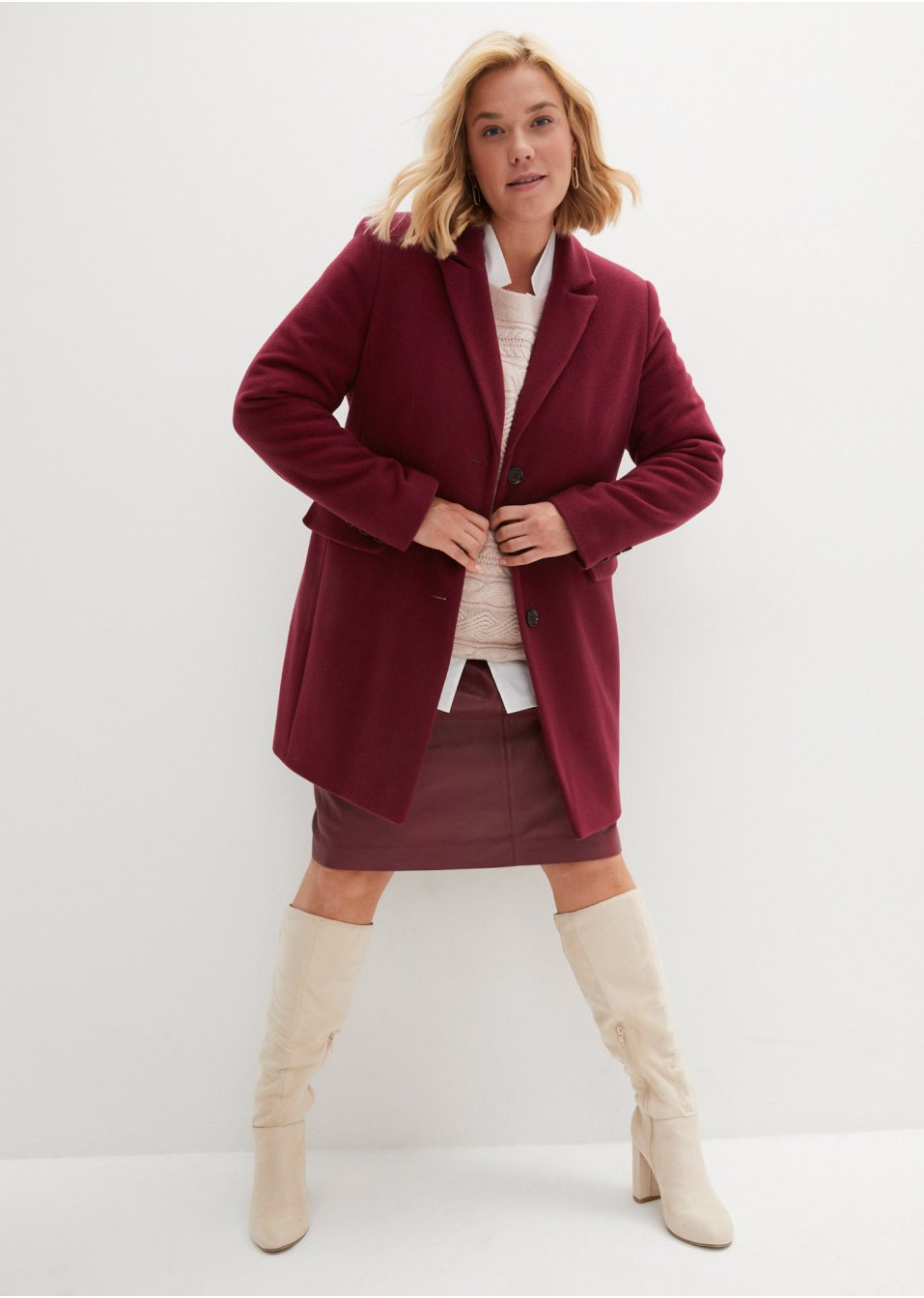 Manteau en laine italienne