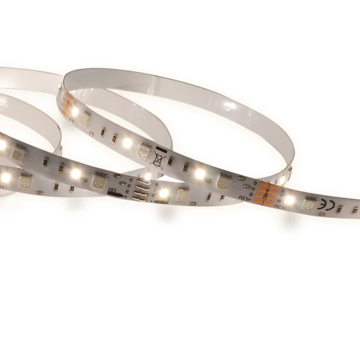 Ruban lumineux Hyeco LED intégrée variation de couleurs IP20 dimmable 6W L.150cm blanc Goodhome