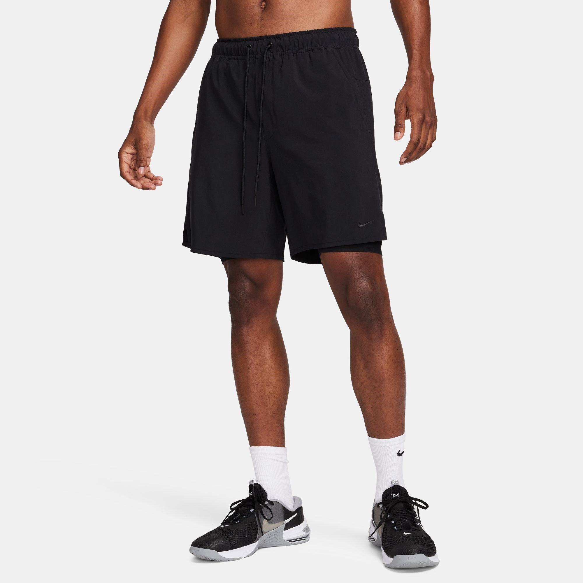 Nike Dri FIT Unlimited Mens 7 2 in 1 Woven Fitness Shorts