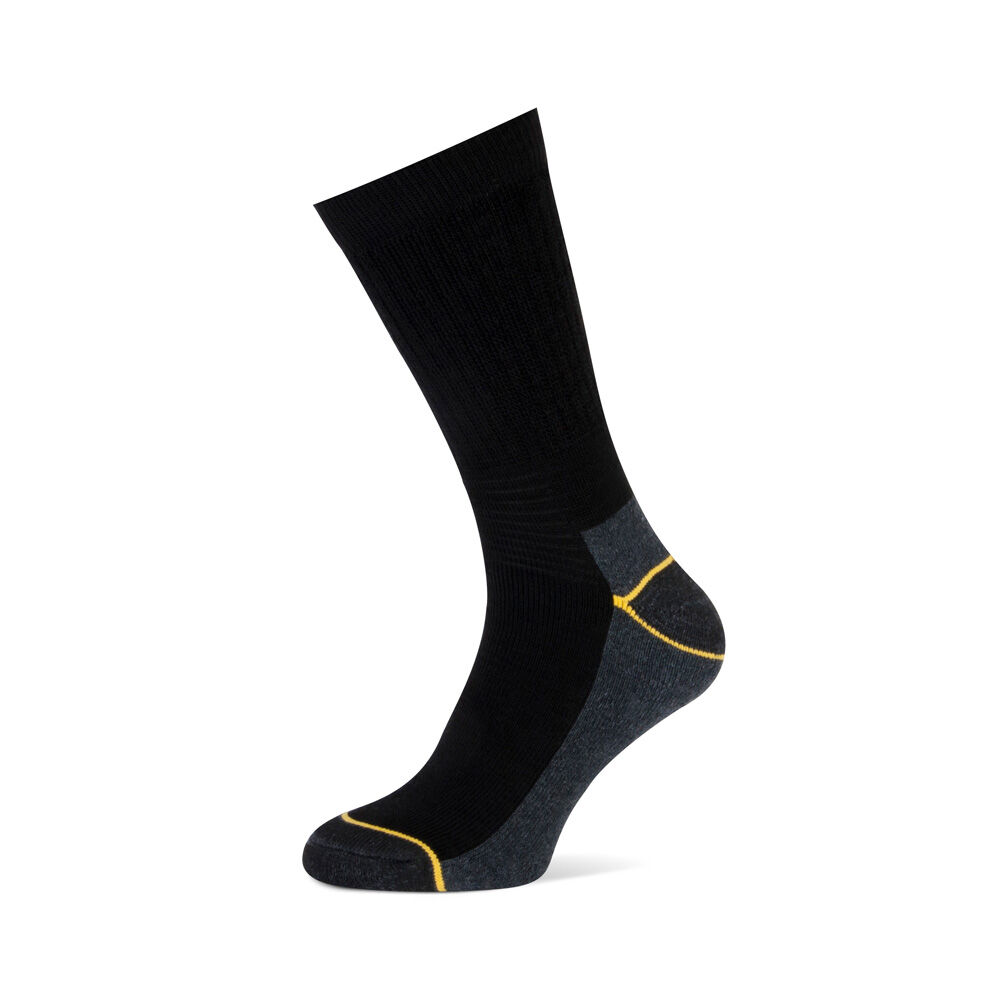 STAPP Yellow Worker - Werksokken - 2-Pack - Zwart - 47-50