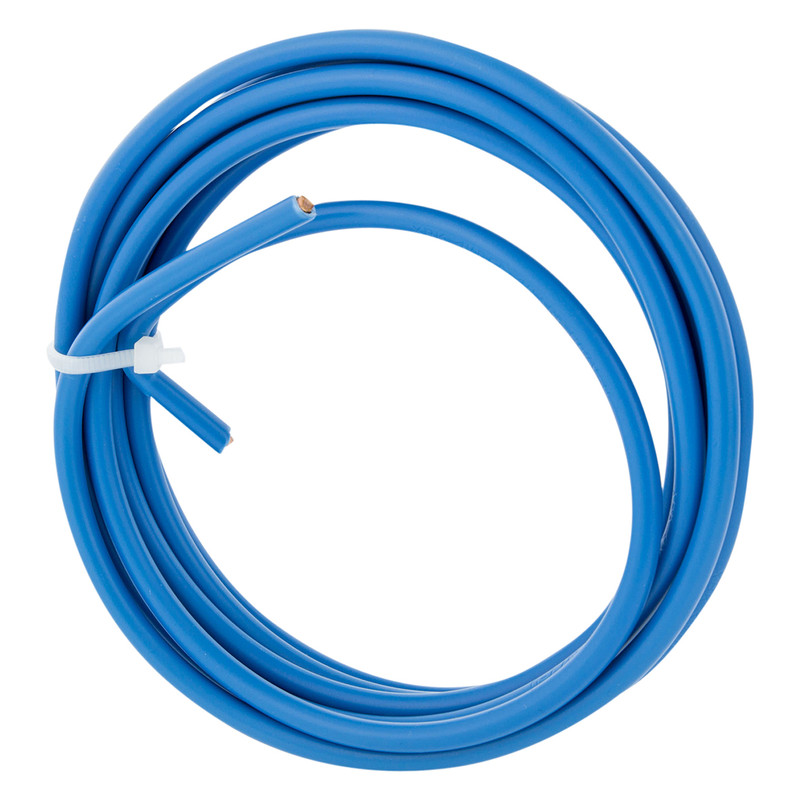 Installatiedraad VD H07V-U 2,5m 6mm² blauw