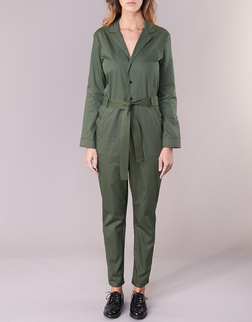G-Star Raw - DELINE JUMPSUIT WMN L/S - Kaki