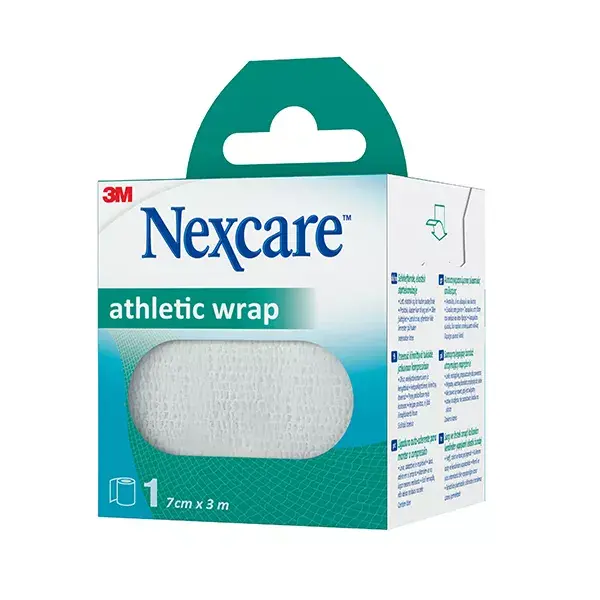 Fita adesiva de suporte atlético branca Nexcare™ 75 mm x 2,5 m