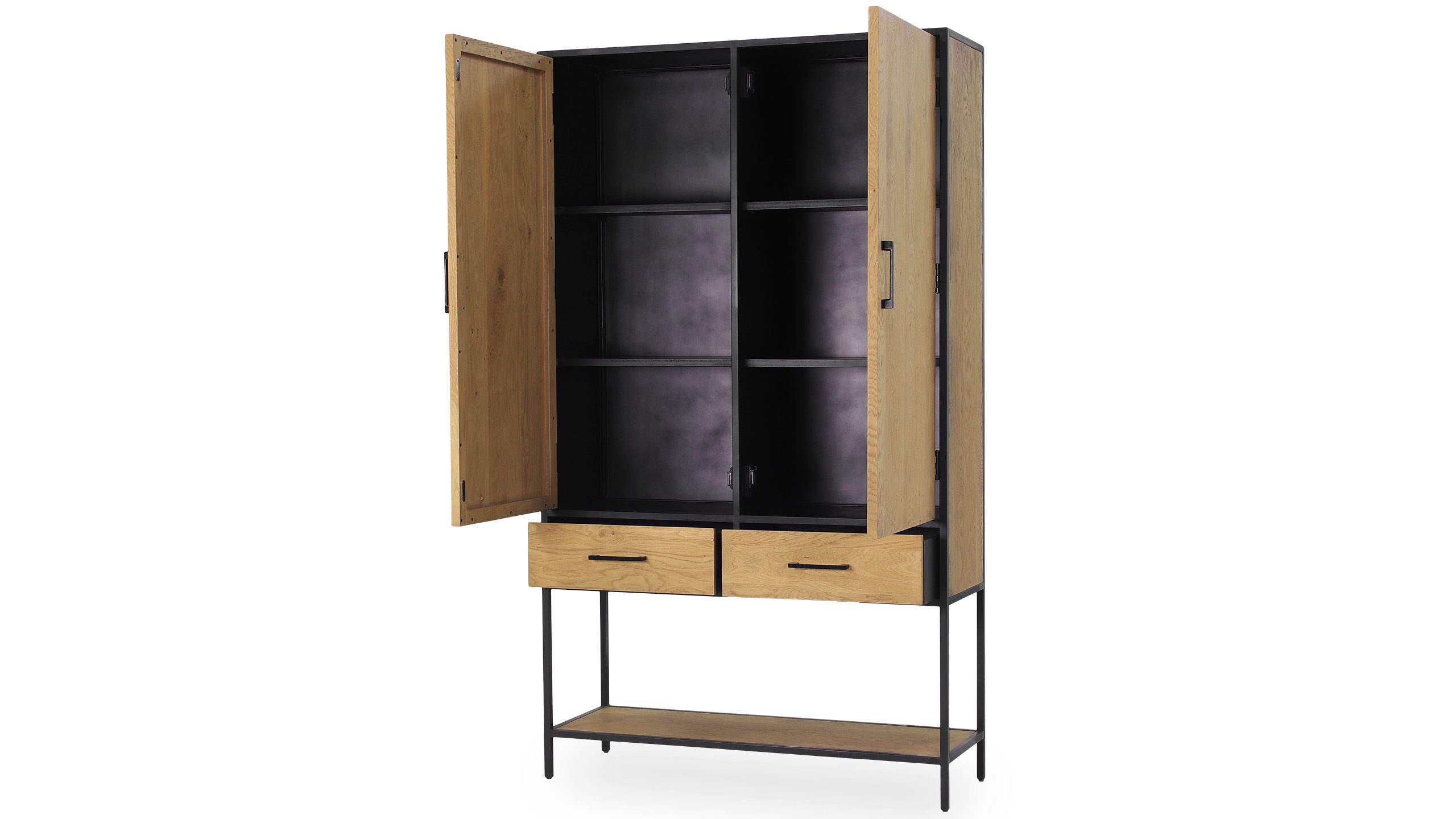 Bergkast Luna  B115 x D40 x H200 cm