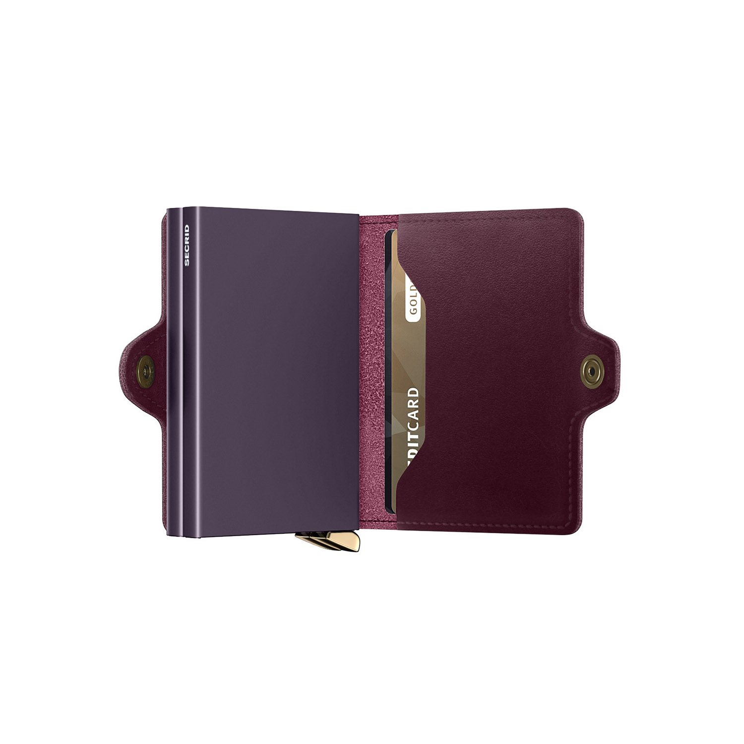 Secrid Twinwallet Portemonnee Dusk bordeaux