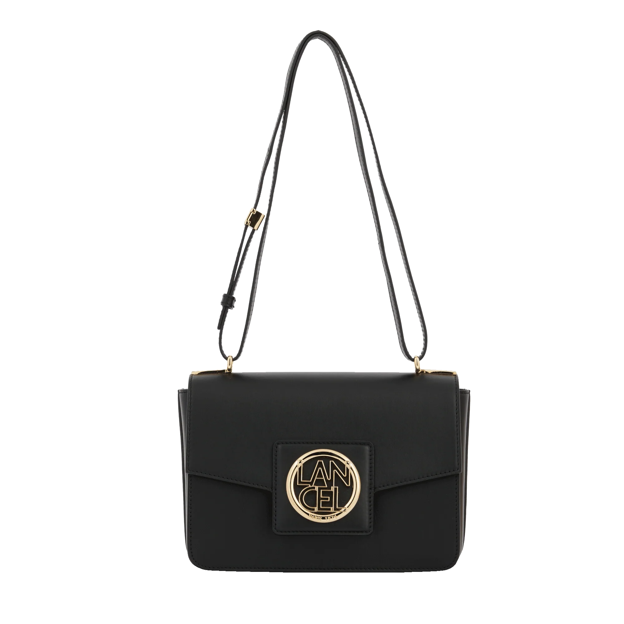 Sac rabat Roxane de Lancel-Noir/Doré