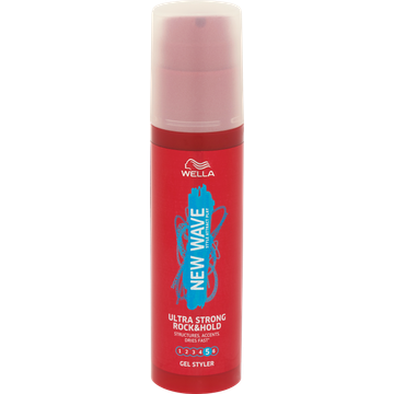 Wella New Wave Ultra Strong Rock & Hold Gel Styler 100 ml