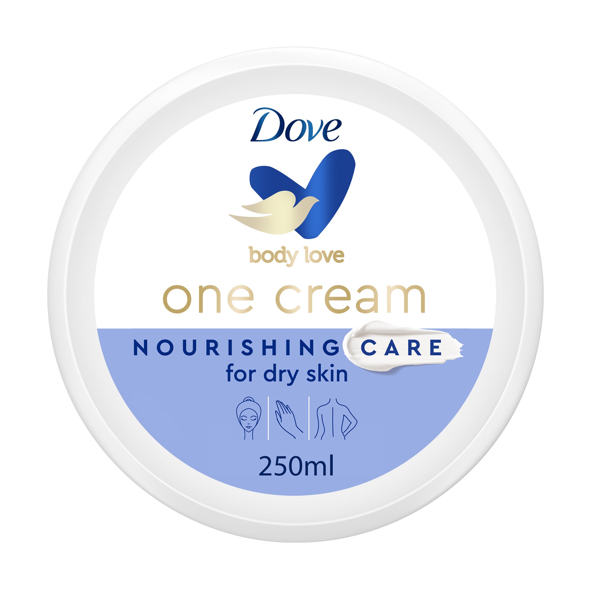 CREME CORPO DOVE NOURISHING CARE BODY LOVE 250ML