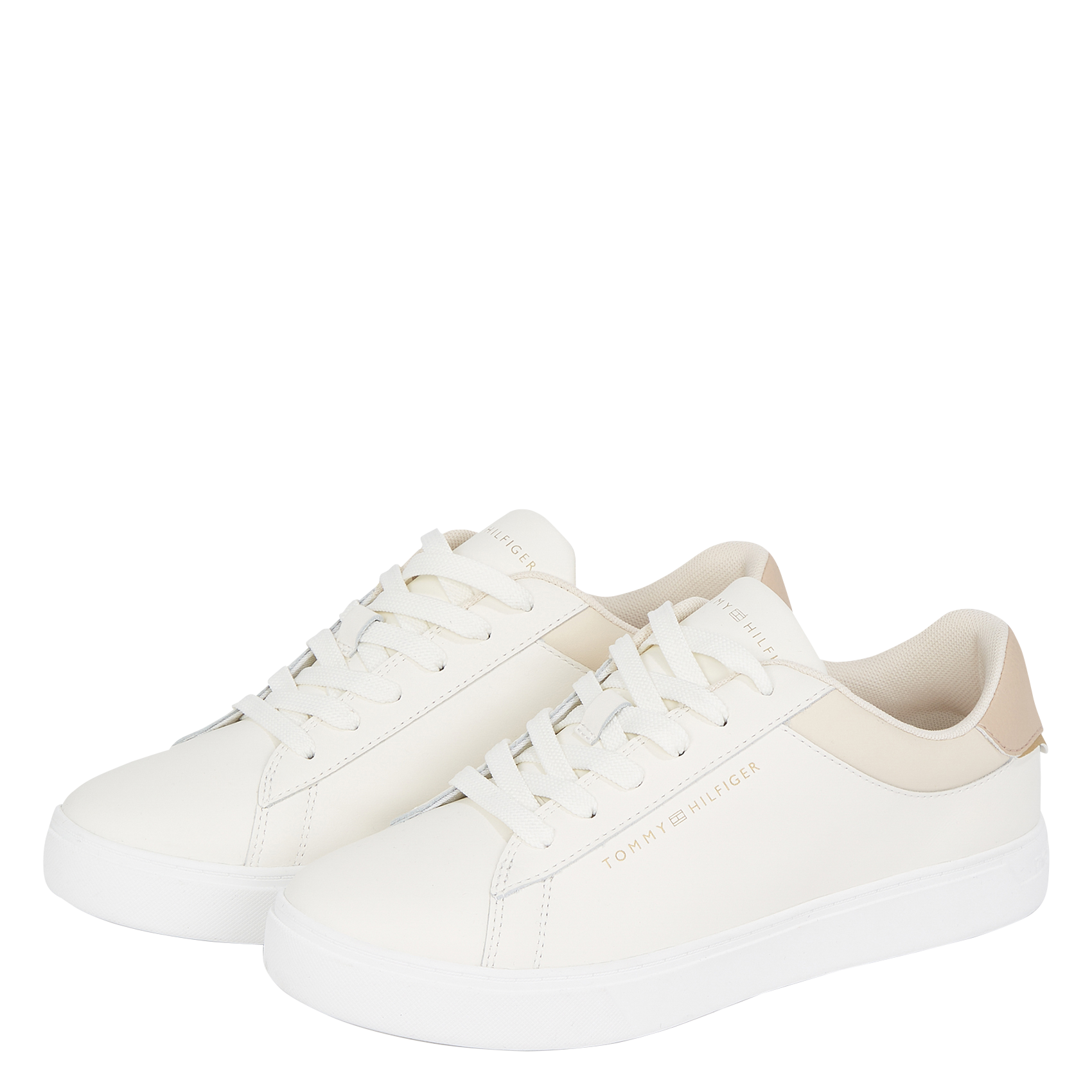 Baskets basses en cuir | Beige
