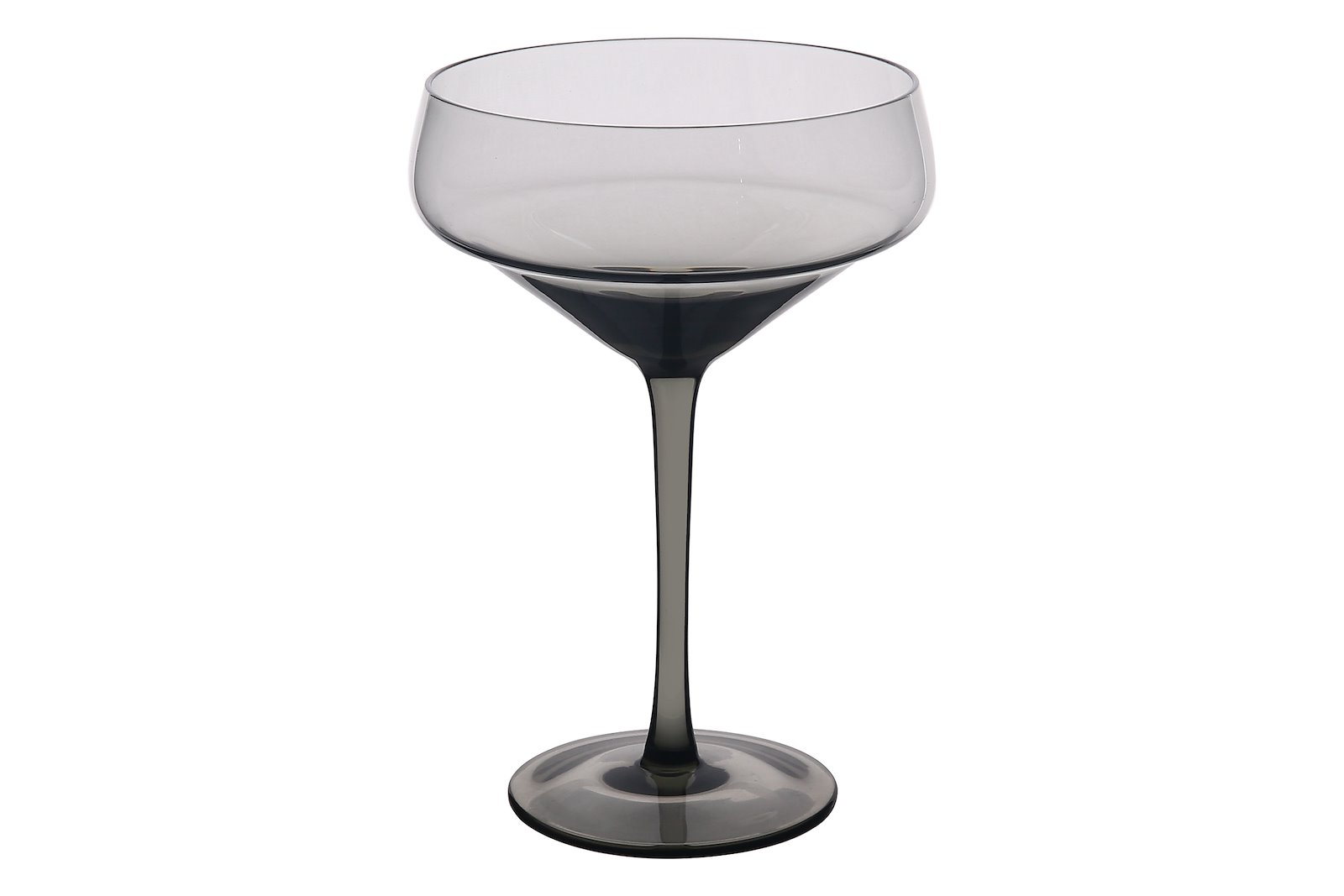 Aura champagne/cocktailglass 2pk Grått glass Ø12,4 H18 cm