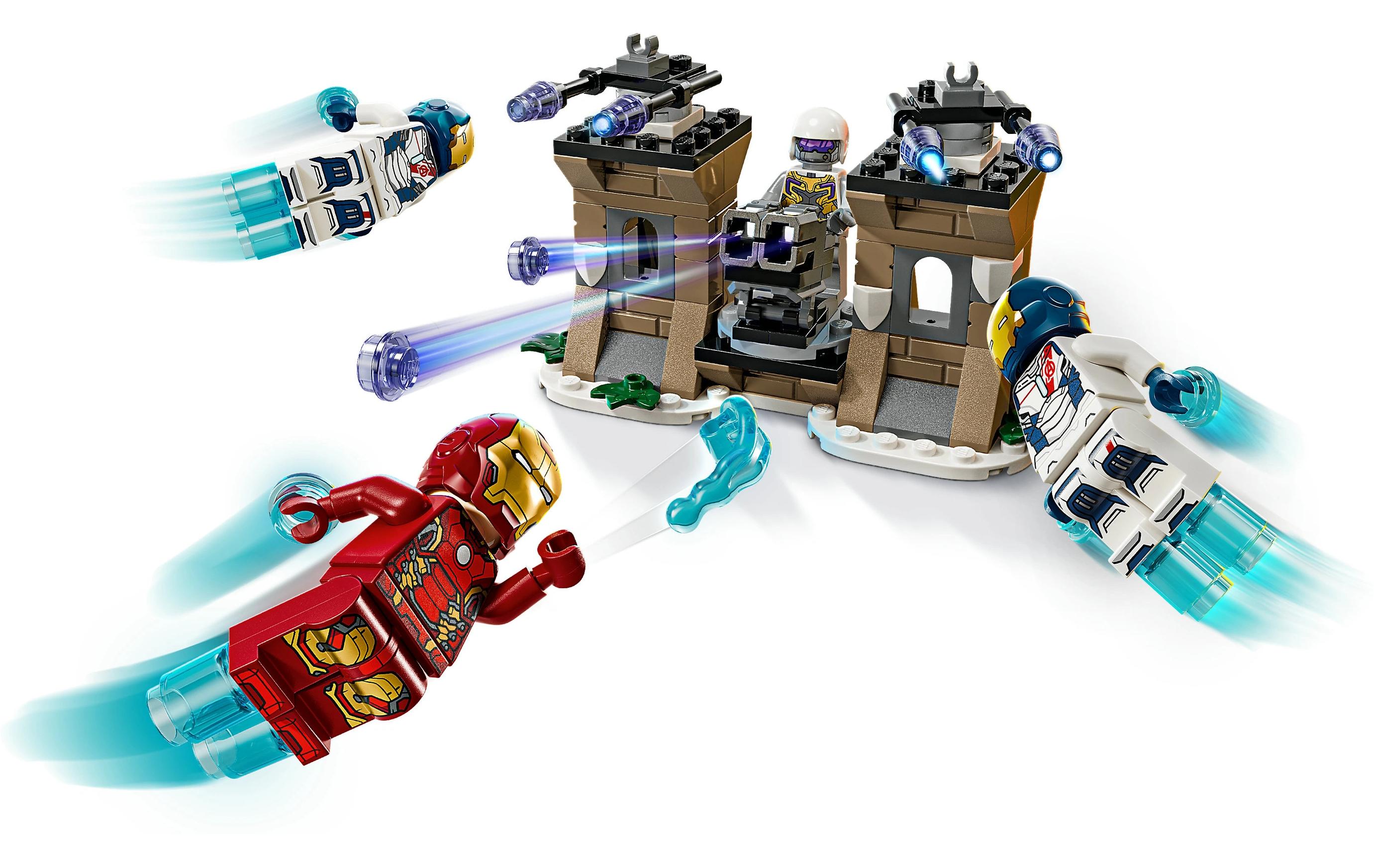 Marvel Iron Man und Iron Legion vs. HYDRA-Soldat 76288Bau- und Konstruktionsspielzeug Spielset Iron Man