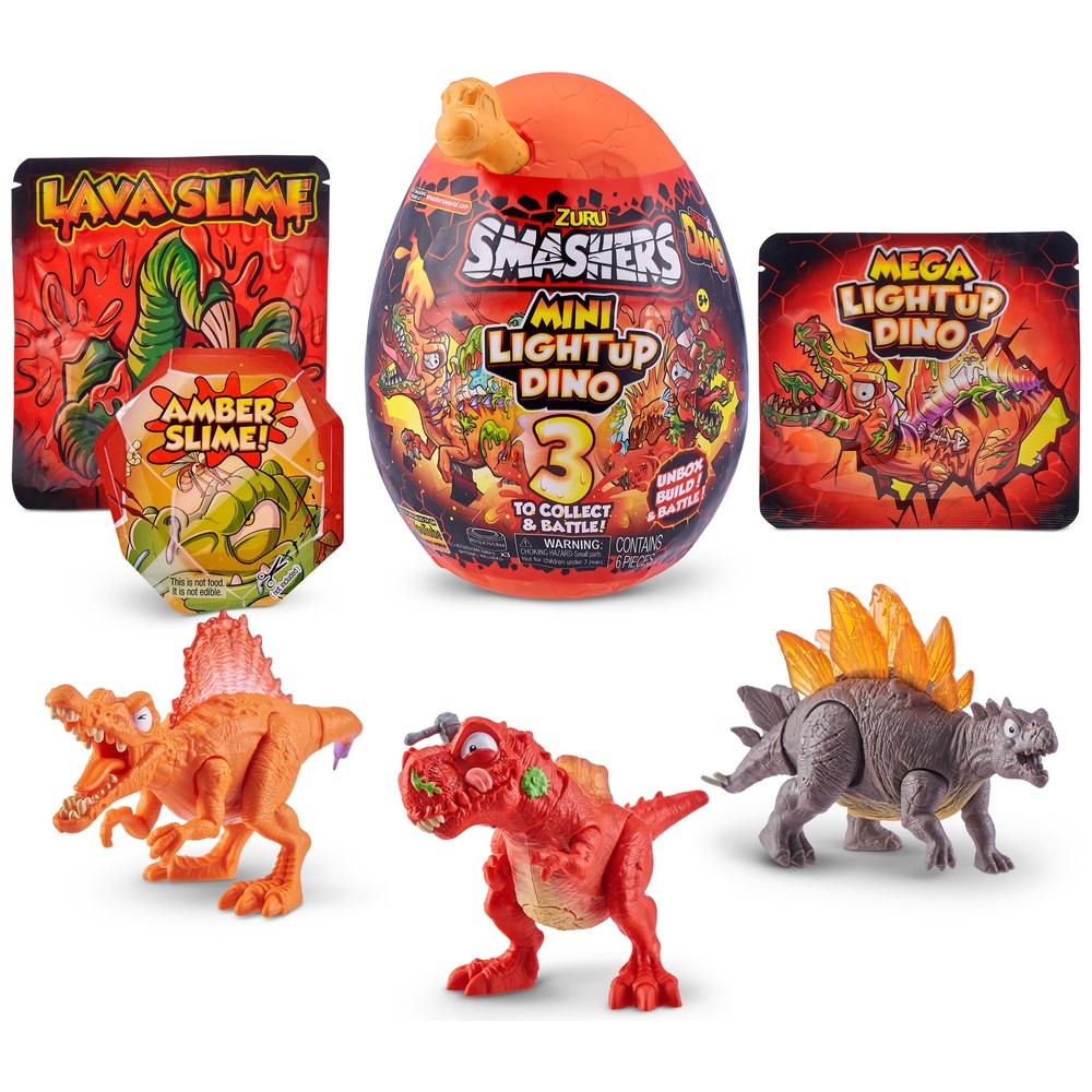 Smashers Mini Light Up Dino Sortiment von ZURU