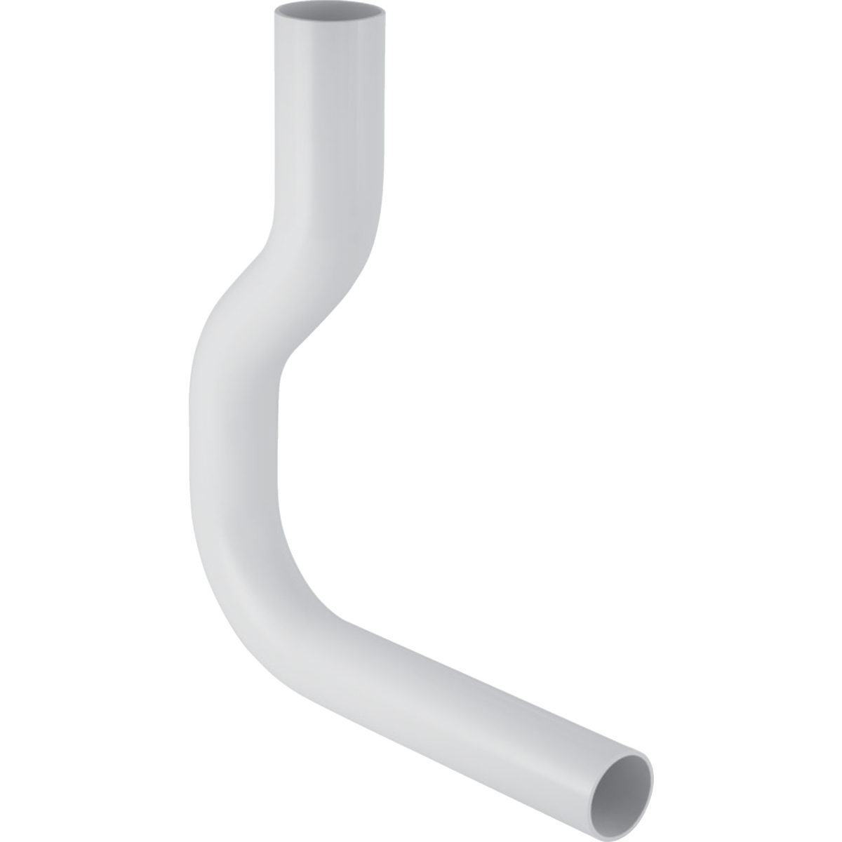 Geberit spoelbocht 90° met sprong naar achteren 31x26cm Ø50x44mm alpien wit