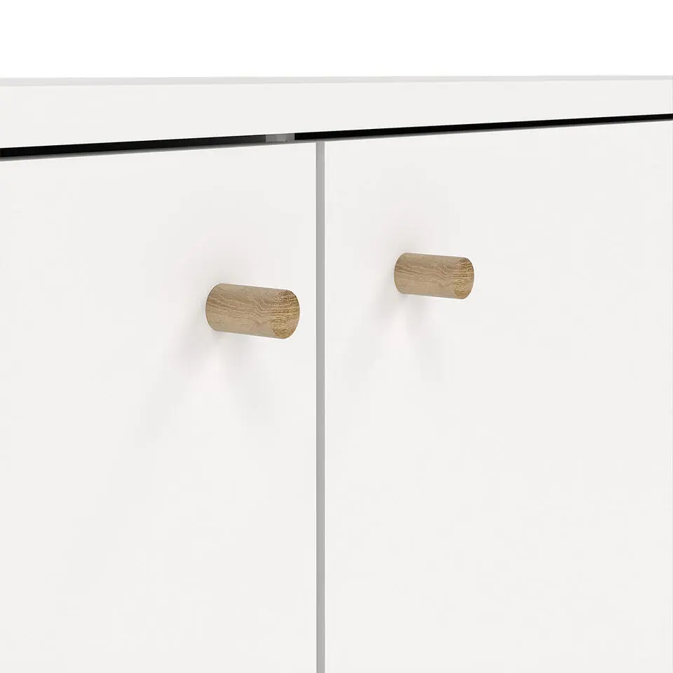 Hioshop Bodo dressoir 2 deuren- 3 lades wit
