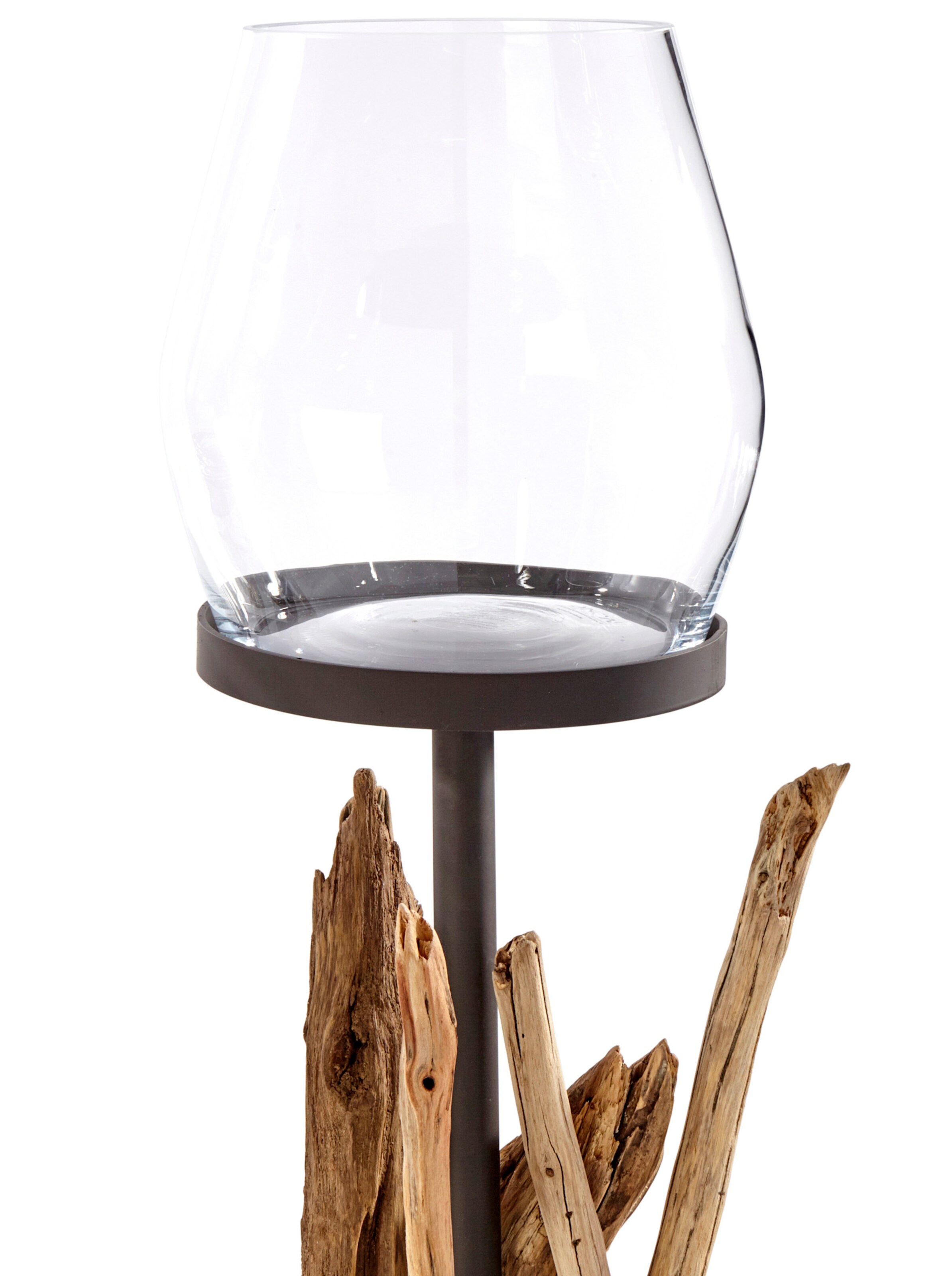 heine home Windlicht in braun-natur