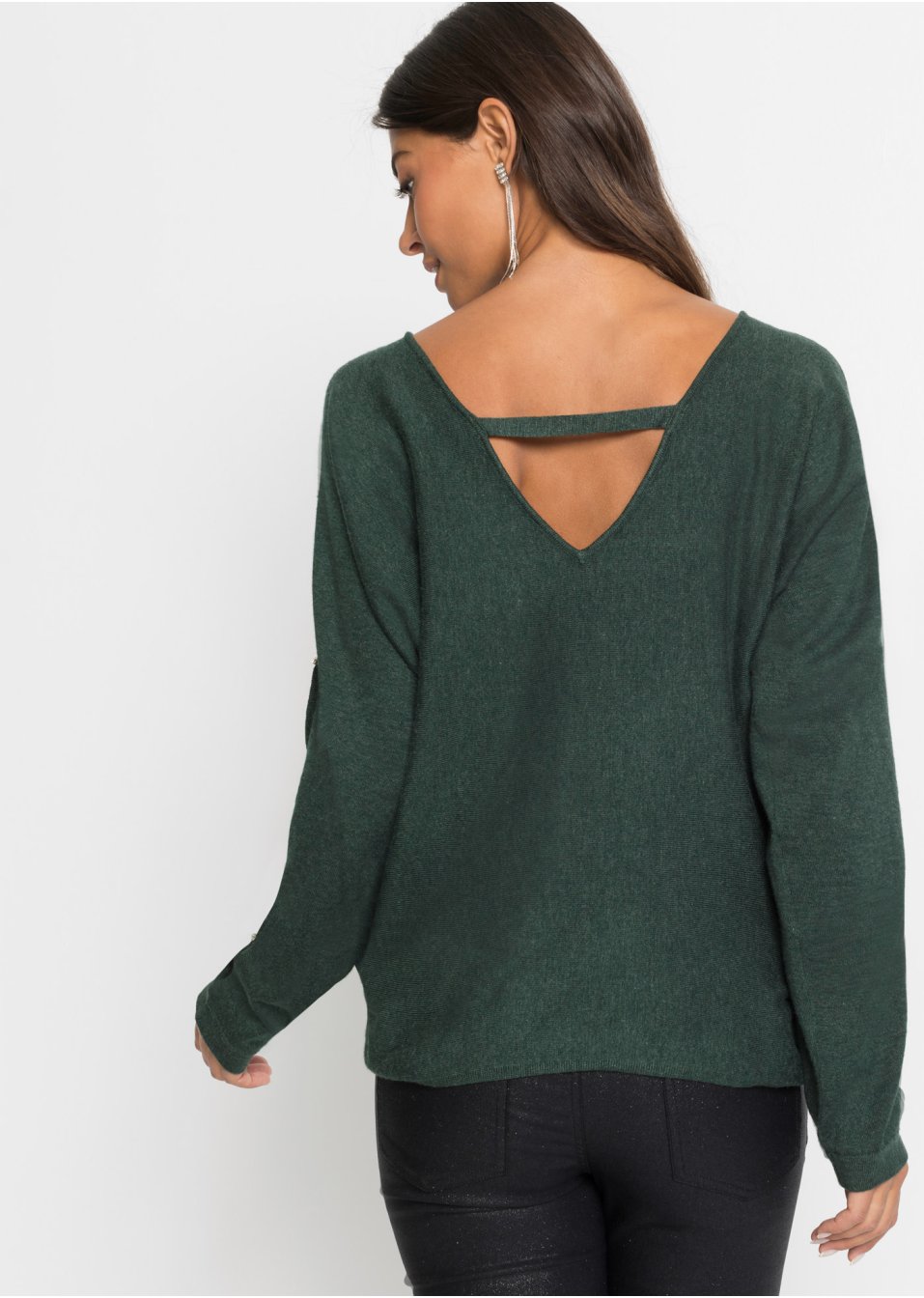 Pull avec éléments décoratifs en viscose