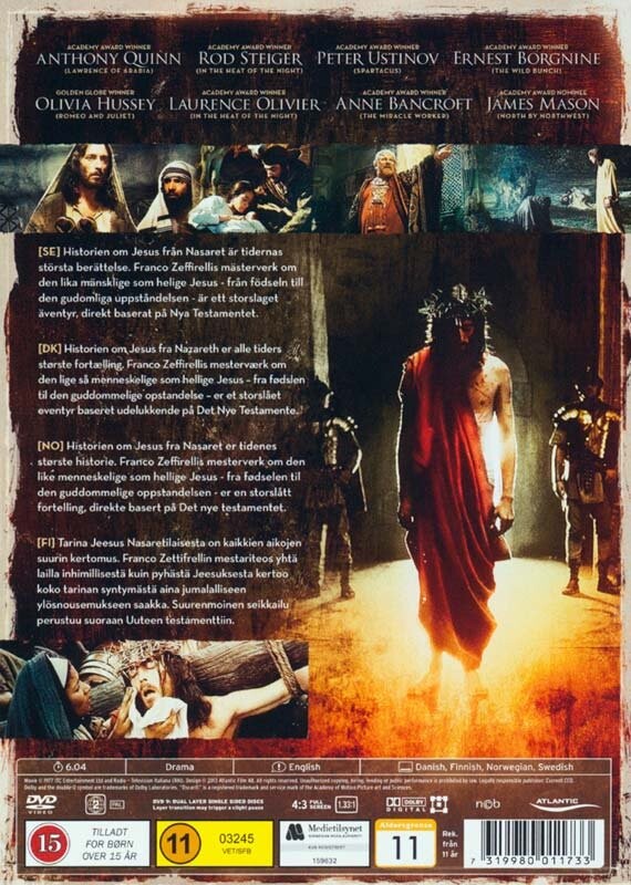 Jesus Of Nazareth - Franco Zeffirelli - DVD