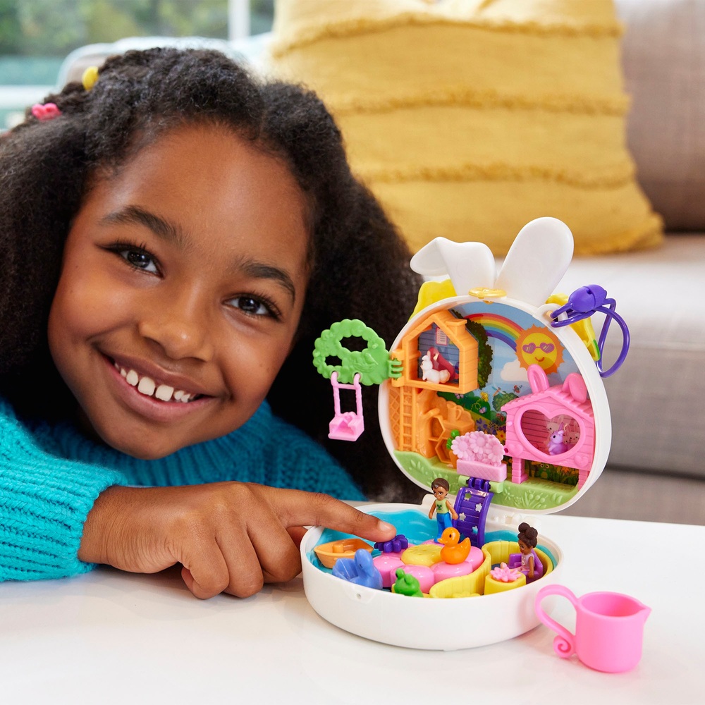 Polly Pocket Kompakter Blumengartenhase