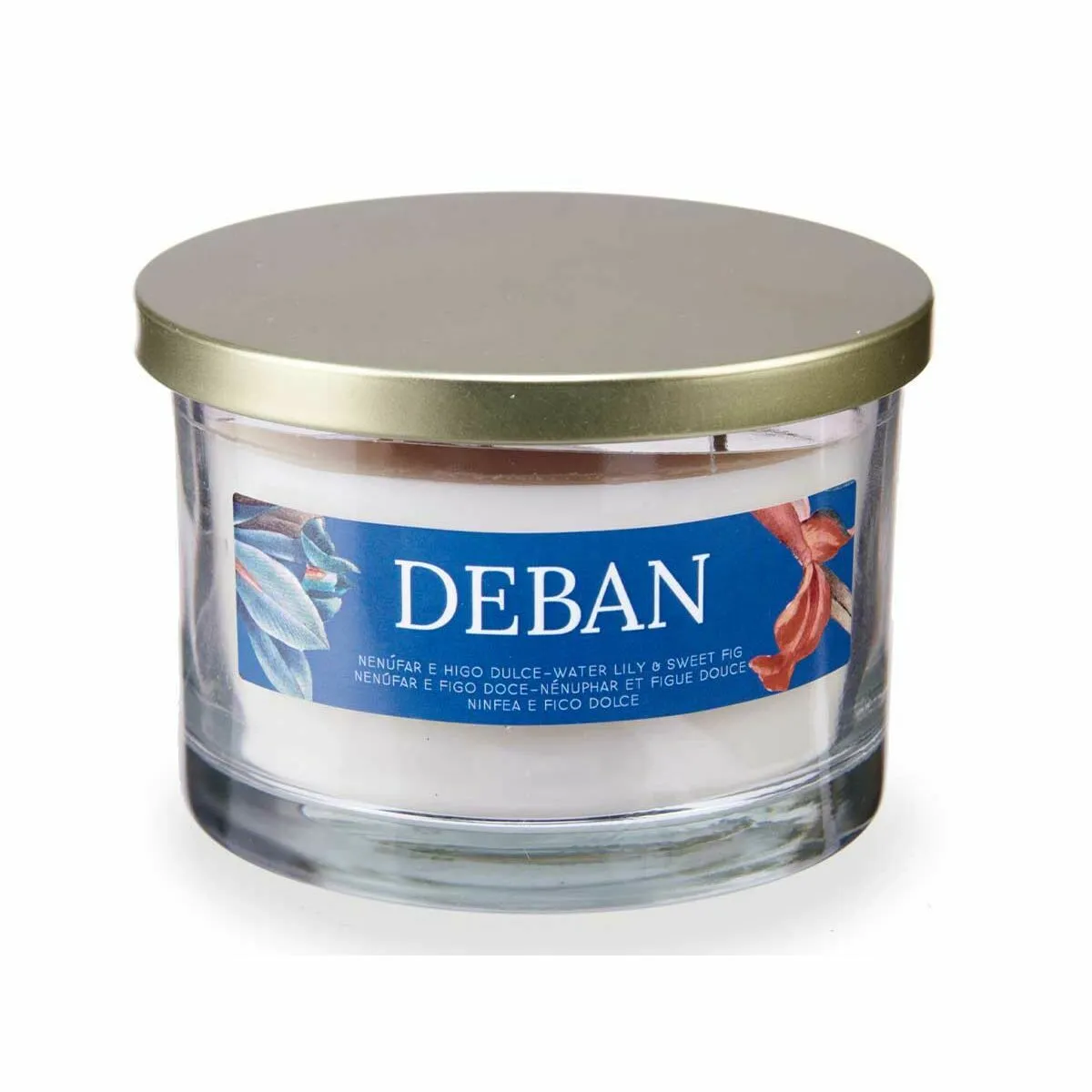 Acorde Bougie Parfumée Deban - Figue / Nénuphar - 6 Unités