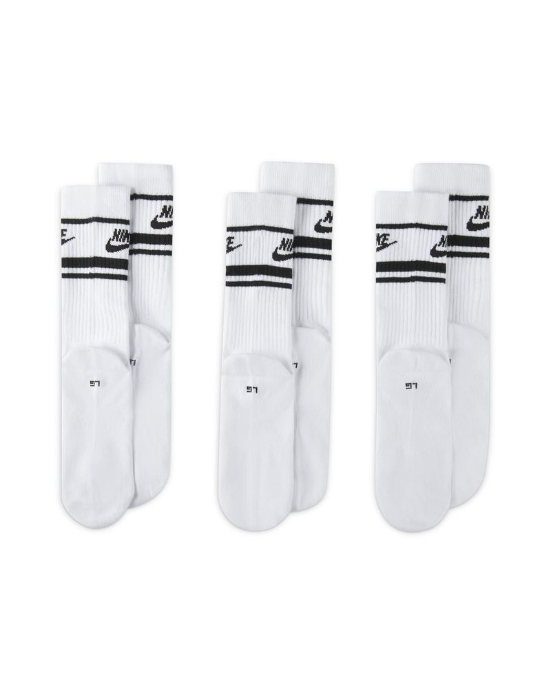 Lot de 3 paires de chaussettes Nike Sportswear Blanc & Noir