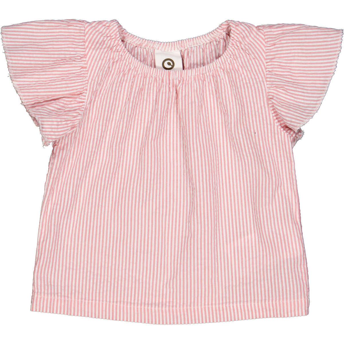Müsli Top Seersucker Stripe Frill