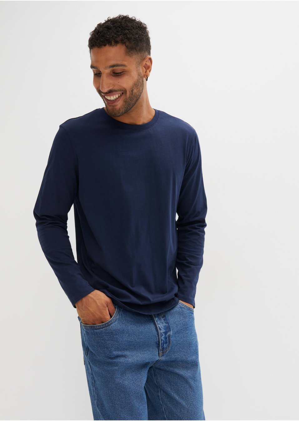 Lot 2 T-shirts manches longues en coton
