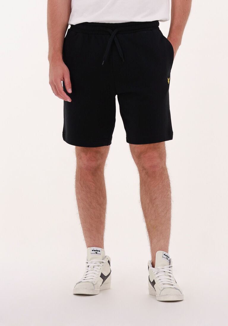 LYLE & SCOTT zwarte lyle & scott korte broek sweatshort
