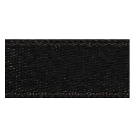 Rayher Satinband schwarz, 10m x 7mm