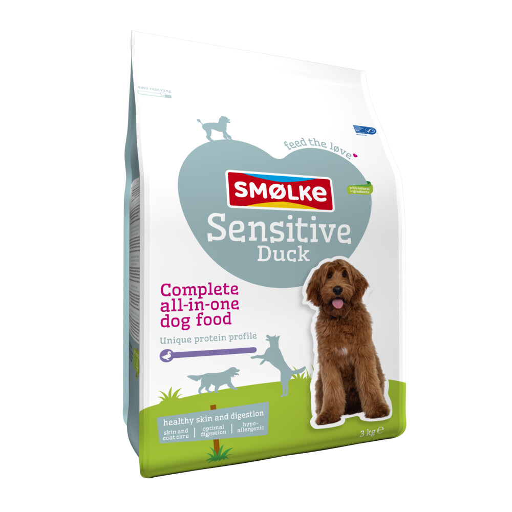 Smolke Hondenvoer Sensitive Eend3 kg