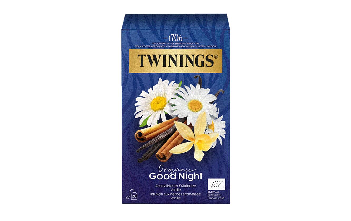 Teebeutel Bio Gute Nacht 20 StückAromatischer Kräutertee mit Vanillearoma