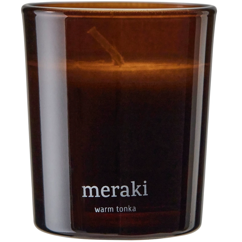 Meraki Scented Candle 2 x 60 gr. - Warm Tonka