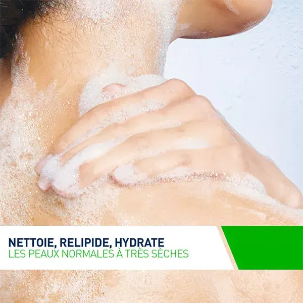 CeraVe Rotina para Pele Seca: Óleo de Limpeza Corporal 473ml e Bálsamo Hidratante 454g