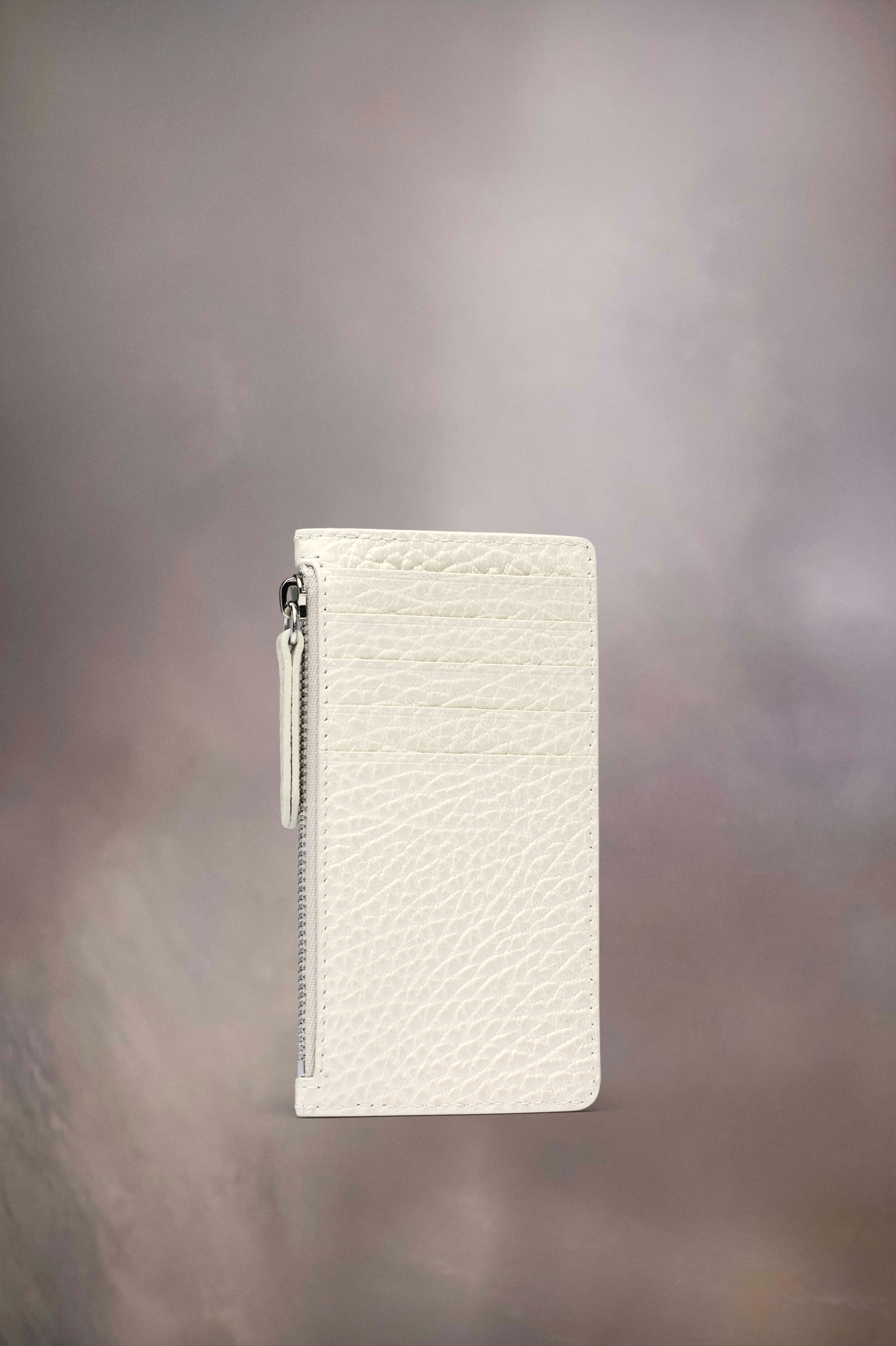 Portefeuille porte-cartes Four stitches Gris clair