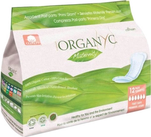 Organyc Wochenbetteinlagen, 12 Stück